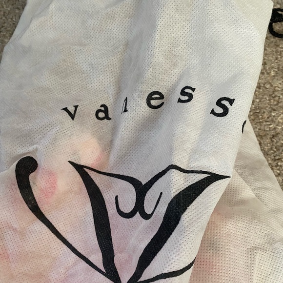 vintage pink silk bag with rhinestones - Picture 4 of 4